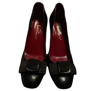 Louis Cardy Suede and Leather Vintage Pumps From Turkey Size 35
